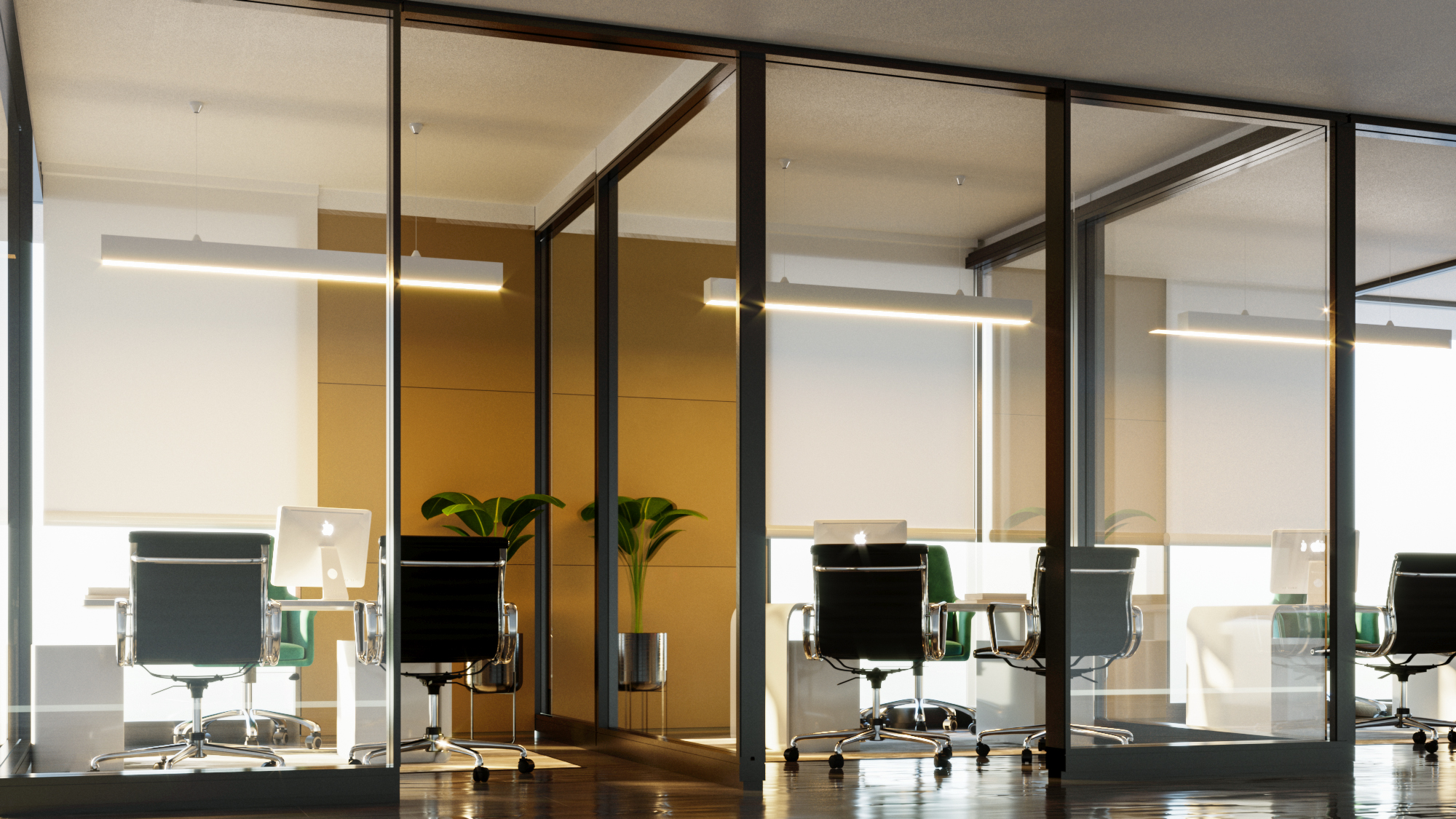 TYPICAL OFFICE WITH PARTITION